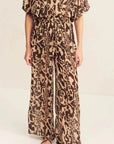Shona Joy Goldie Relaxed Pant Animal Effect