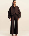 Shona Joy Otis Bomber Jacket Ristretto