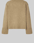 Second Female Cler Knit O-Neck Laurel Oak