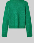 Second Female Brook Knit Drop Shoulder O Neck Lush Meadow