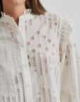 Second Female Nete Frill Shirt Coconut Milk