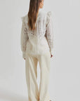 Second Female Nete Frill Shirt Coconut Milk