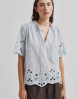 Second Female Limona Blouse Gray Dawn