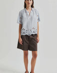 Second Female Limona Blouse Gray Dawn