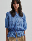 Second Female Elenore Shirt Cornflower Blue