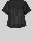 Second Female Maise Short Sleeve Blouse Black