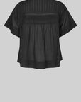 Second Female Maise Short Sleeve Blouse Black