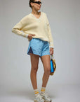 Araminta James Libby Short Sky Stripe