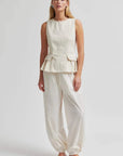 Second Female Avida Trousers Eggnog