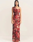 Shona Joy Nolita Side Split Maxi Dress Rosewood Floral