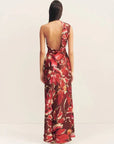 Shona Joy Nolita Side Split Maxi Dress Rosewood Floral