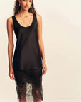 Shona Joy Lucia Lace Midi Skirt Black
