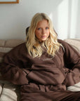 Luna Lane The Club Hoodie Chocolate