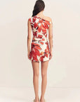 Shona Joy Ember Draped Mini Dress Blooming Blossom