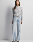 World Of Nomads Bella Cardigan Light Grey