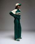 Araminta James 1982 Contrast Knit Sweater Forest