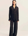 Shona Joy Bowery Shirt Noir