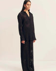Shona Joy Bowery Shirt Noir