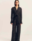 Shona Joy Bowery Drawstring Pant Noir