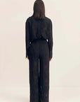 Shona Joy Bowery Drawstring Pant Noir
