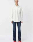 Camilla and Marc Lori Fitted Shirt Soft White