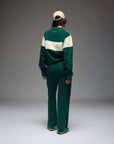 Araminta James 1982 Contrast Knit Sweater Forest