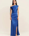 Shona Joy Tatum Gathered Maxi Dress Ultramarine