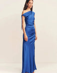 Shona Joy Tatum Gathered Maxi Dress Ultramarine