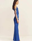 Shona Joy Tatum Gathered Maxi Dress Ultramarine