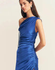 Shona Joy Tatum Gathered Maxi Dress Ultramarine