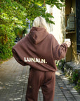 Luna Lane The Club Hoodie Chocolate