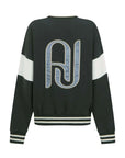 Araminta James AJ Applique Sweatshirt Washed Black