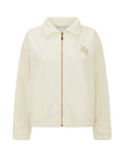 Araminta James Sherpa Zip Through Jacket in Coconut