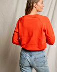 Perfectwhitetee Alexi French Terry Sweatshirt Tomato