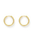 Arms of Eve Arabella Hoop Earrings Gold