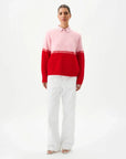 Roame Reggie Sweater Rose Ombre