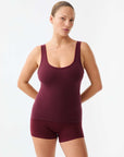 Merino Wool Tank — Mulberry | Nagnata