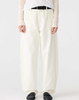 Bassike Tab Detail Twill Pant Ecru