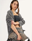 Rabens Saloner Inja Leopard Print Wide Leg Pants