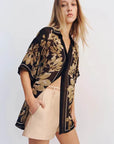Shona Joy Bleeker Short Sleeve Shirt Brushed Floral
