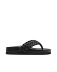 La Tribe Braided Sandal Black