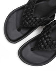 La Tribe Braided Sandal Black