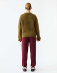 Nagnata Brushed Alpaca Cardigan Moss