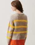 American Vintage Bymi Jumper Misty Striped Jam