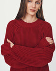 Rowie Bronson Knit Jumper Chilli Red