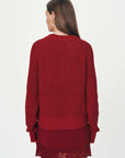 Rowie Bronson Knit Jumper Chilli Red