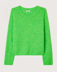 American Vintage Cikoya Womens Jumper Flashy Green