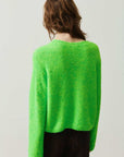 American Vintage Cikoya Womens Jumper Flashy Green