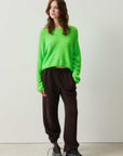 American Vintage Cikoya Womens Jumper Flashy Green