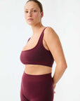 Nagnata Classic Wool Bralet Mulberry